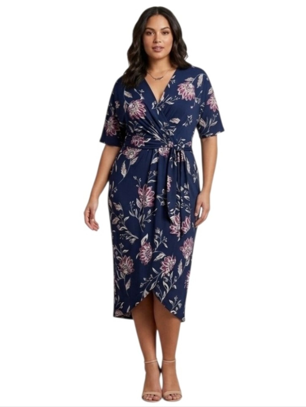 Ivanka Trump Blue Floral Dress